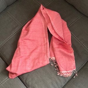 Cute pink scarf